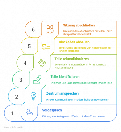 Grafik zu den Schritten des Yager codes