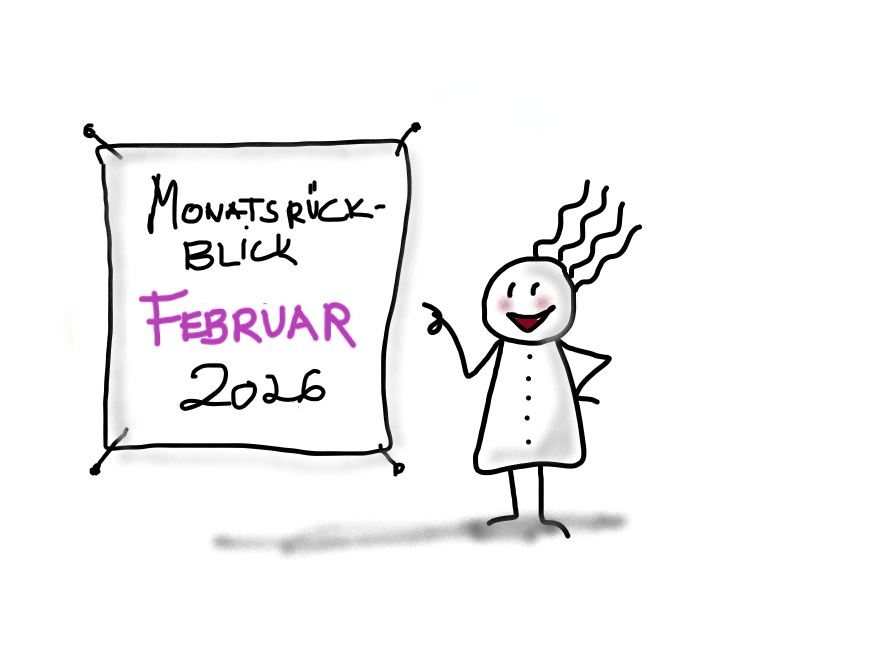 Vierhaar®, das auf ein Schild mit dem Monat hinweist.